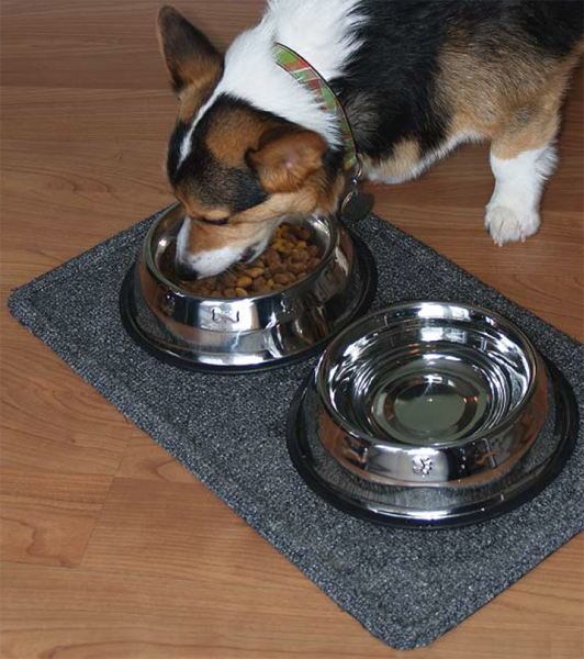 Dog Bowl Mats are Dog Bowl Floor Mats by American Floor Mats